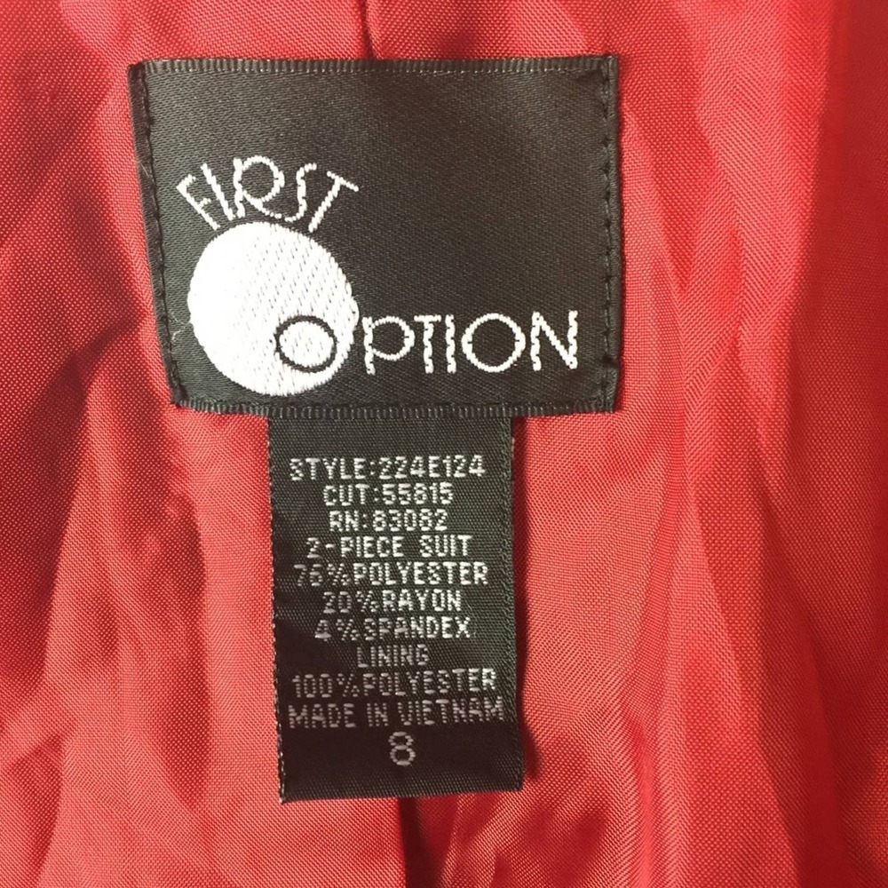 •First Option• Red Cape Jacket - Picture 7 of 7